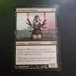 Magic the Gathering MTG Servant of Nefarox (108) Magic 2013 LP TCG CCG - Image 1