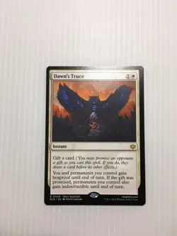 MTG Dawn's Truce Bloomburrow Regular 009 NM - Image 1
