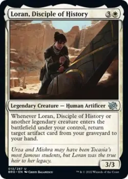 Loran, Disciple of History - Near Mint MTG The Brothers' War - Image 1