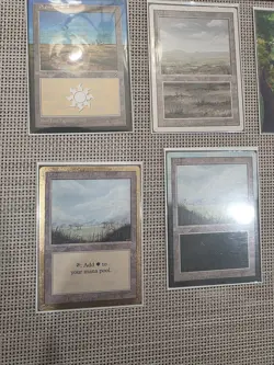 Mtg Magic The Gathering Hand Painted Alter Plains Forest Lot - Image 2