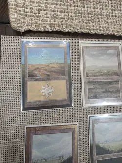 Mtg Magic The Gathering Hand Painted Alter Plains Forest Lot - Image 3