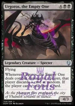 Urgoros, the Empty One 2x FOIL DOM MTG Dominaria Uncommon MINT black - Image 1