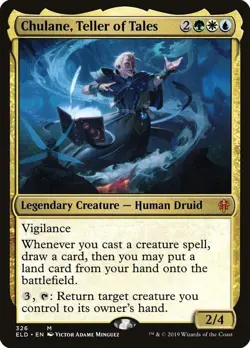 Chulane, Teller of Tales FOIL NM #326 Throne of Eldraine MTG - Image 1