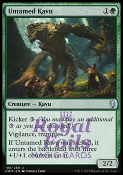 Untamed Kavu 2x FOIL DOM MTG Dominaria Uncommon MINT green - Image 1