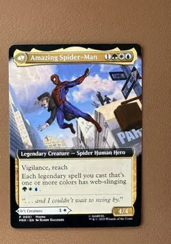 🔥Peter Parker Spiderman MTG Exclusive Event Promo Non-Foil NM Disney exclusive - Image 1