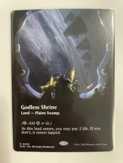 Godless Shrine (Borderless) Edge of Eternities Regular 0280 MTG - Image 1