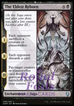 The Eldest Reborn 1x FOIL DOM MTG Dominaria Uncommon MINT black - Image 1