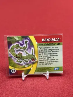 RAYQUAZA #54 NON-HOLO POKEMON TOPPS ADVANCED CHALLENGE 2004 - Image 3