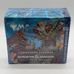 Magic Commander Legends Battle for Baldur’s Gate Collector Booster Box MTG NEW - Image 1