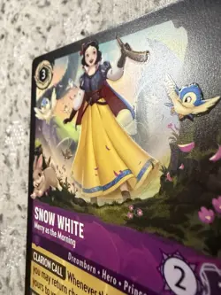 Disney Lorcana Snow White - Merry as the Morning 37/204 Cold Foil Rare EN - Image 5