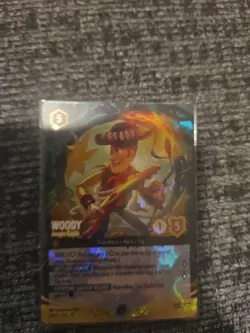 WOODY - Jungle Guide 54/P3 Set Champ Promo Enchanted Foil Wilds Unknown Lorcana - Image 1