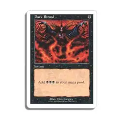 WOTC MtG Battle Royale Dark Ritual (C) EX - Image 1