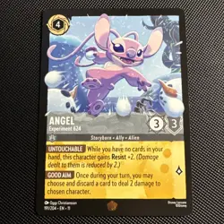 Disney Lorcana Winterspell: Angel Experiment 624(Normal) 191/204 - Image 1