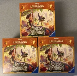 Disney Lorcana: Wilds Unknown Illumineer's Trove Box Brand New Lot of 3 - Image 1