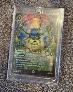 Ravensburger Disney Lorcana Azurite Sea Alien - True Believer 229/204 Ench Foil - Image 1