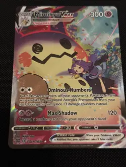 Pokemon TCG Mimikyu VMAX TG17/TG30 Brilliant Stars Mint Condition - Image 3