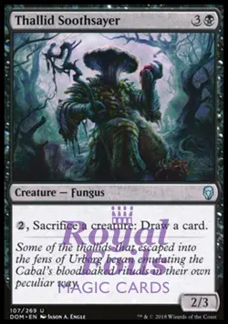 Thallid Soothsayer 1x FOIL DOM MTG Dominaria Uncommon MINT black - Image 1
