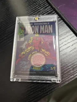MTG Tony Stark #392 Borderless Classic Comic Showcase Foil | Marvel Super Heroes - Image 2