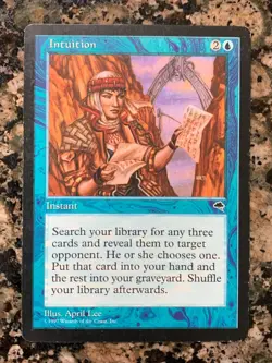 MTG Intuition x1 Tempest, Magic the Gathering - Image 1