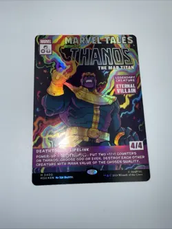 Thanos, The Mad Titan (Borderless) (0400) Marvel Super Heroes Foil - Image 5