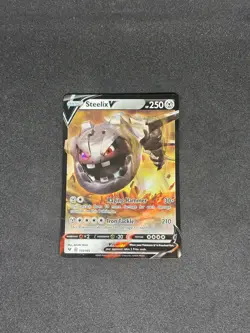 Pokemon TCG Steelix V 115/185 Vivid Voltage Holo Ultra Rare NM - Image 1
