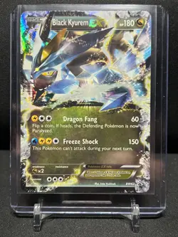 Black Kyurem EX BW62 Black Star Promo Holo Pokemon 2012 BW Black & White MP - Image 1