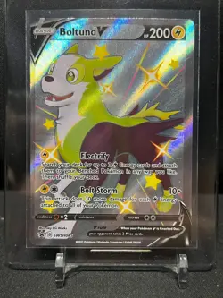 Boltund V SWSH085 Black Star Promo Holo Pokemon 2021 Sword & Shield - NM - Image 1