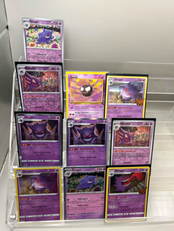 Pokemon TCG Gengar,Ha Gastly & Hunter Raw Card Lot - 10 singles - Image 1