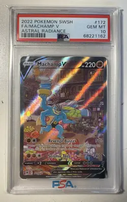 2022 Pokemon SWSH Astral Radiance 172/189 Machamp V Alternate Art 🔥PSA 10🔥 - Image 1