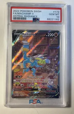 2022 Pokemon SWSH Astral Radiance 172/189 Machamp V Alternate Art 🔥PSA 10🔥 - Image 4