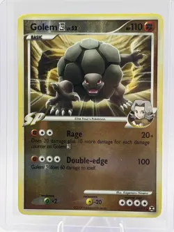 Pokemon TCG Golem 23/111 Rising Rivals Reverse Holo 2009 Vintage - Image 1