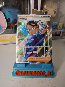 Pokemon Amarys SV04 272/197 Full Art Holo Ultra Rare Trainer Supporter EN - Image 1