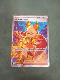 Fire Breather 119/94 Full Art Trainer Holo Me02: Phantasmal Flames Pokemon TCG - Image 1