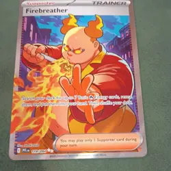 Fire Breather 119/94 Full Art Trainer Holo Me02: Phantasmal Flames Pokemon TCG - Image 2