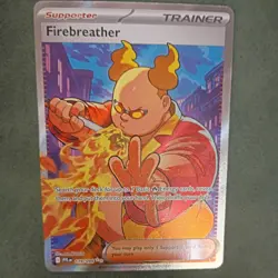 Fire Breather 119/94 Full Art Trainer Holo Me02: Phantasmal Flames Pokemon TCG - Image 3
