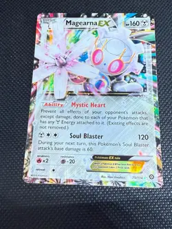 Magearna EX 75/114 Holo EX Rare Steam Siege Pokemon Near Mint - Image 1