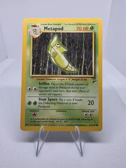 Pokemon TCG Base Set 2 Metapod 81/130 Common Regular EN - Image 1