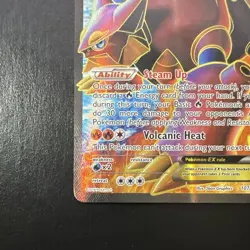 Volcanion EX 107/114 - Full Art Ultra Rare - XY Steam Siege - Near Mint - Image 4