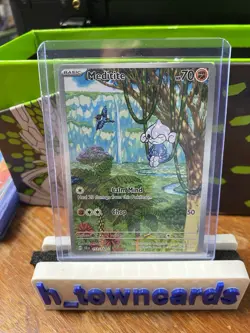 Meditite 153/142 Sv07: Stellar Crown Holo - Pokemon Card - Image 1