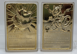 2 Pokemon 23K Gold Plated Togepi & Mewtwo Collectible Cards from Burger King - Image 2