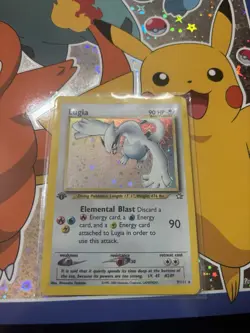 1st Edition Lugia Neo Genesis 2000 Holo Rare Pokemon Card - Image 1