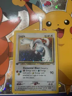 1st Edition Lugia Neo Genesis 2000 Holo Rare Pokemon Card - Image 2