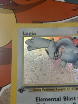 1st Edition Lugia Neo Genesis 2000 Holo Rare Pokemon Card - Image 3