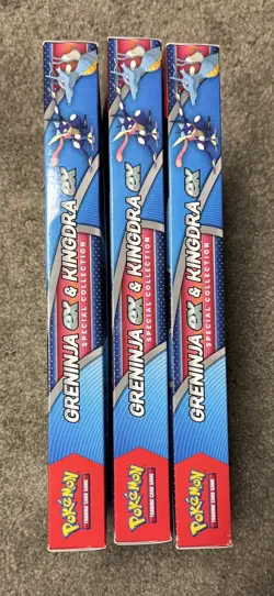 Greninja ex and Kingdra ex Special Collection - 3X New in Box! Ready to Ship! - Image 2