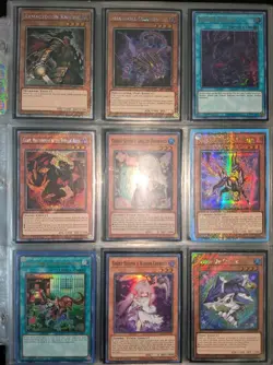 Yugioh Holo Card Binder Collection Holos Binder ccg tcg Yu-Gi-Oh 99 foil cards - Image 3