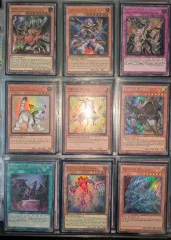 Yugioh Holo Card Binder Collection Holos Binder ccg tcg Yu-Gi-Oh 99 foil cards - Image 4