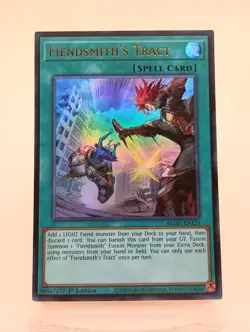 Yugioh Fiendsmith's Tract BLGG-EN125 Ultra Rare 1st Edition NM - Image 1