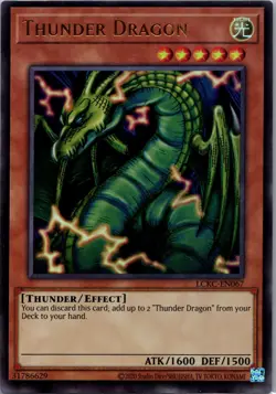 Thunder Dragon Unlimited Ultra Rare Legendary Collection Kaiba LCKC-EN067 NM - Image 1