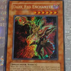 Konami Dark Red Enchanter PTDN-EN097 1st Edition Holo 1700/2200 - Image 1