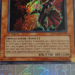 Konami Dark Red Enchanter PTDN-EN097 1st Edition Holo 1700/2200 - Image 3